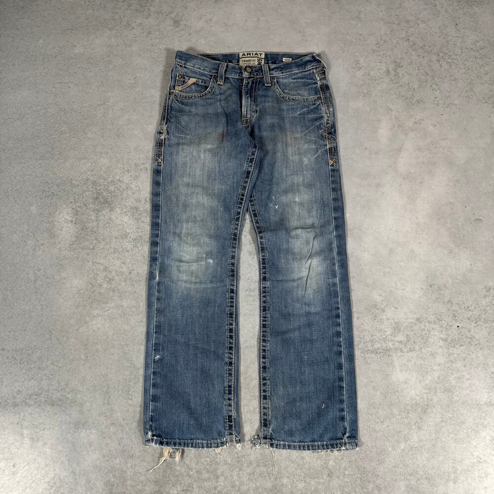 Ariat M5 Straight Fit Straight Leg Jeans Medium Wash - Size: 30/32